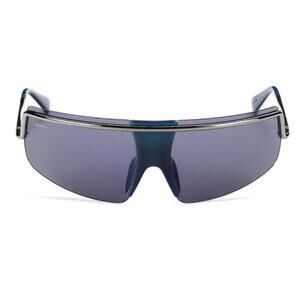 Max Mara 71MM Shield Sunglasses blue
